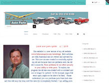 Tablet Screenshot of belairautoparts.com